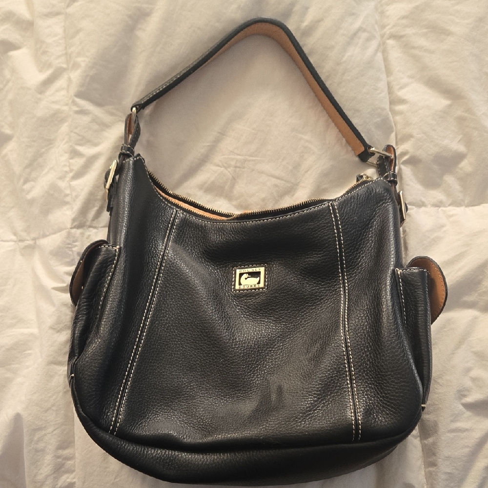 Dooney & Bourke Black Leather Hobo Bag